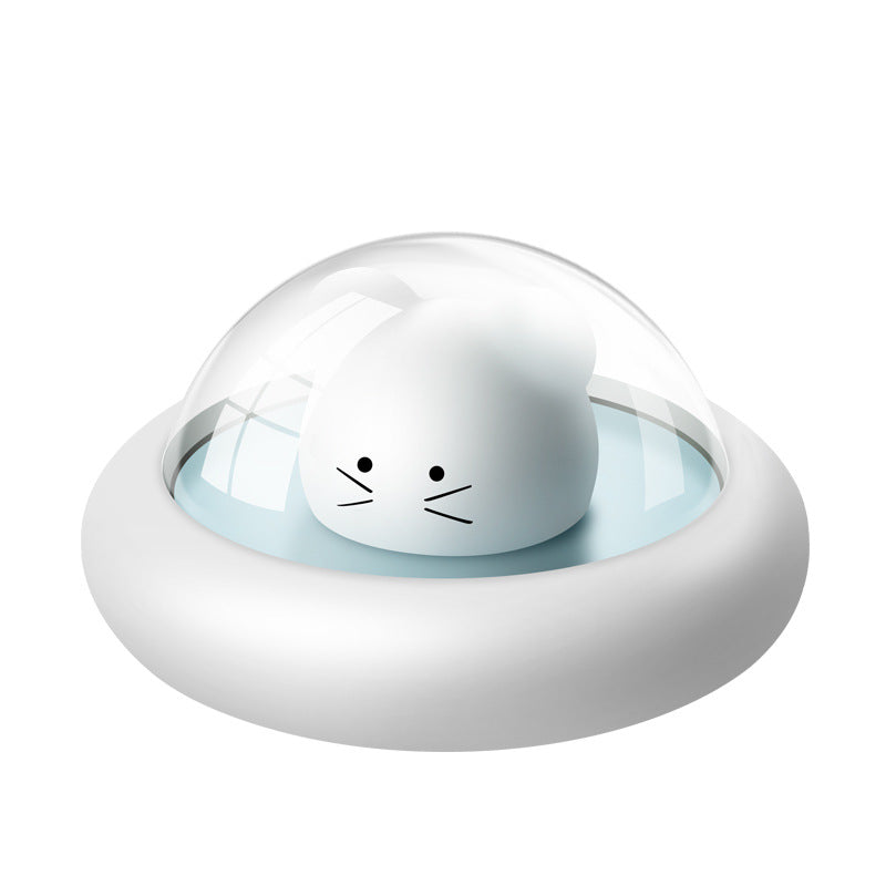 Space Cute Mouse Pat Petite lampe de nuit USB Charging Mignon LED Light Up la nuit