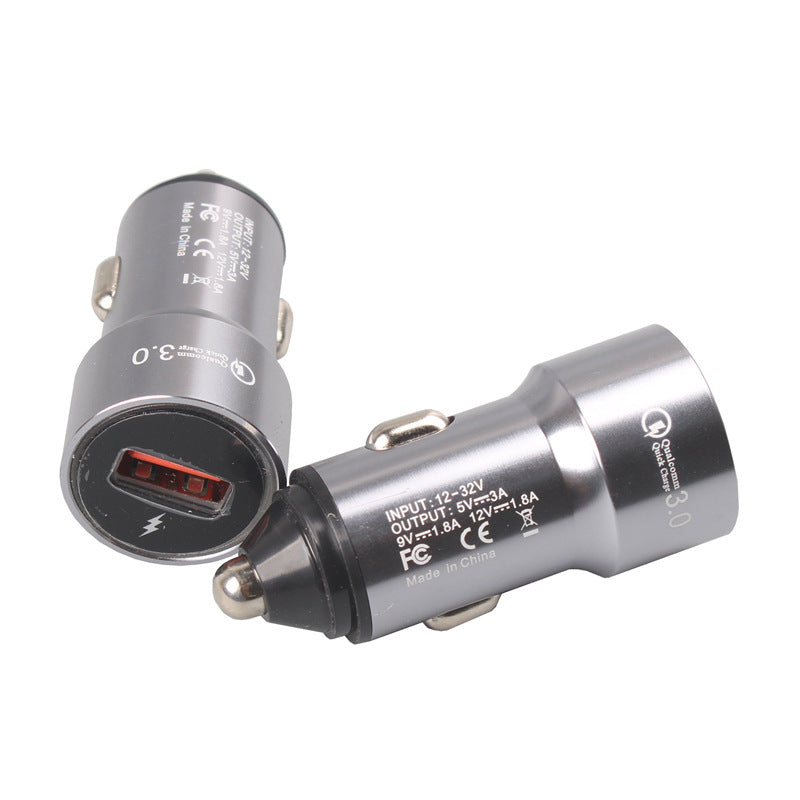 Adaptateur de chargeur de voiture métallique Usb