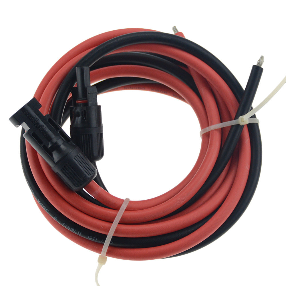 Connecteur MC4 Câble solaire à tête unique 6 carrés Câble solaire 4 Square Solar Extension