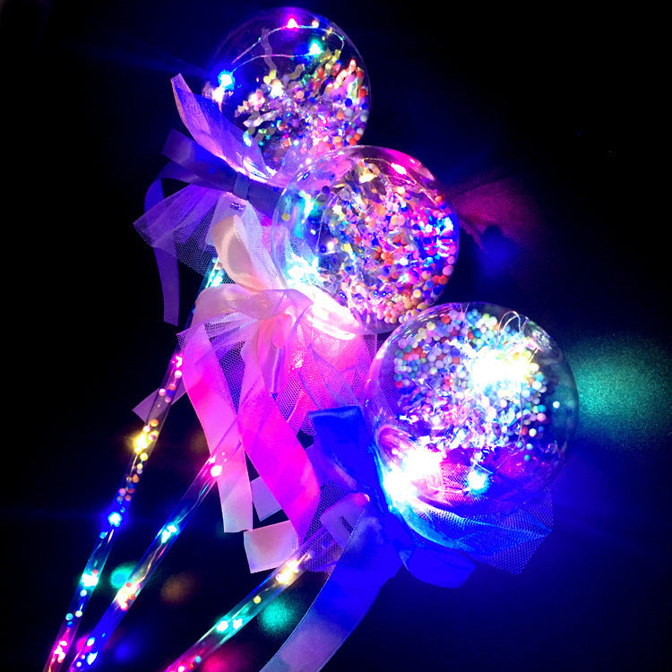 Internet Célébrité Bobo Ball Glowing Style Star Magic Handheld Bobo Ball Square Toy Night