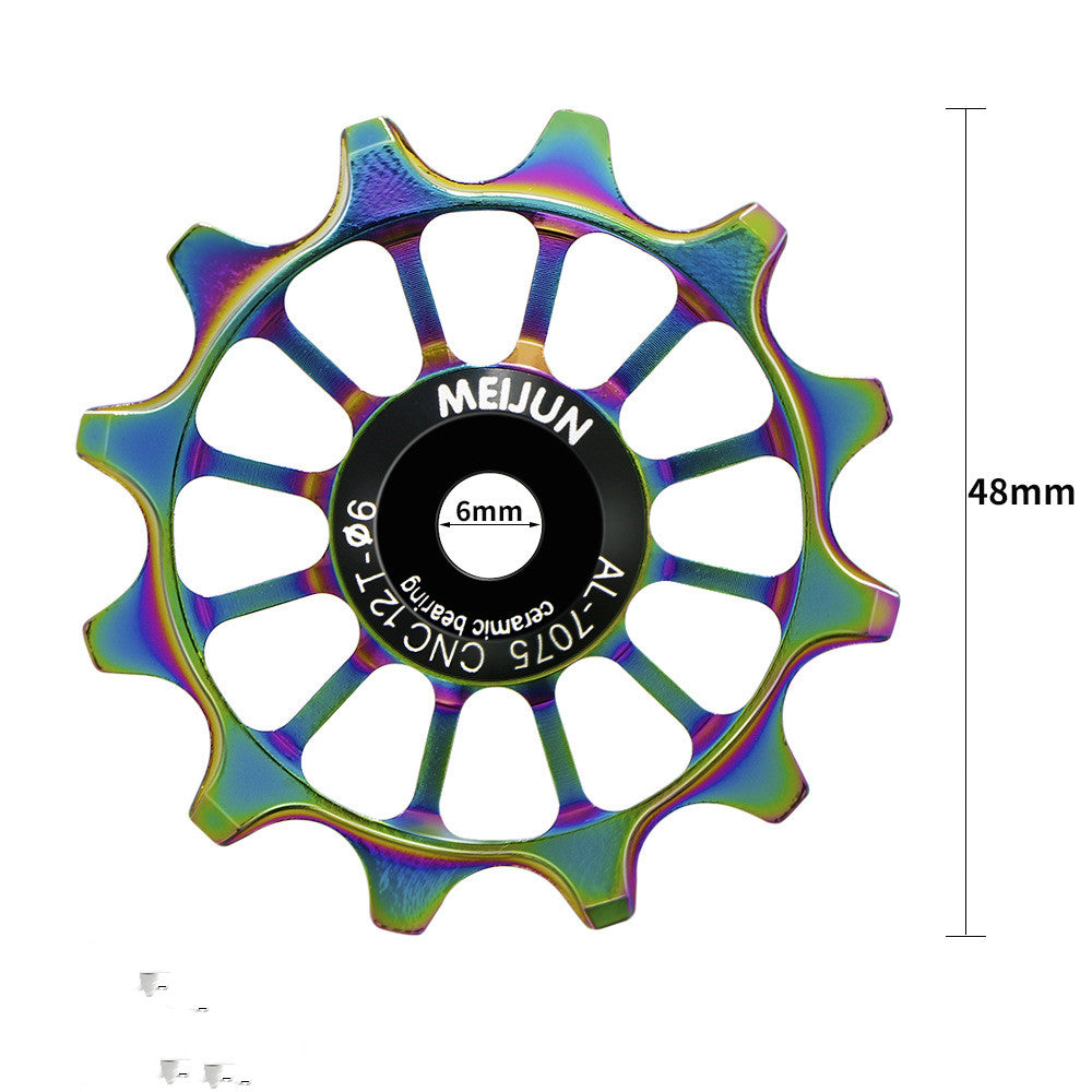 Roue de guidage de dérailleur arrière pour le roulement de VTT