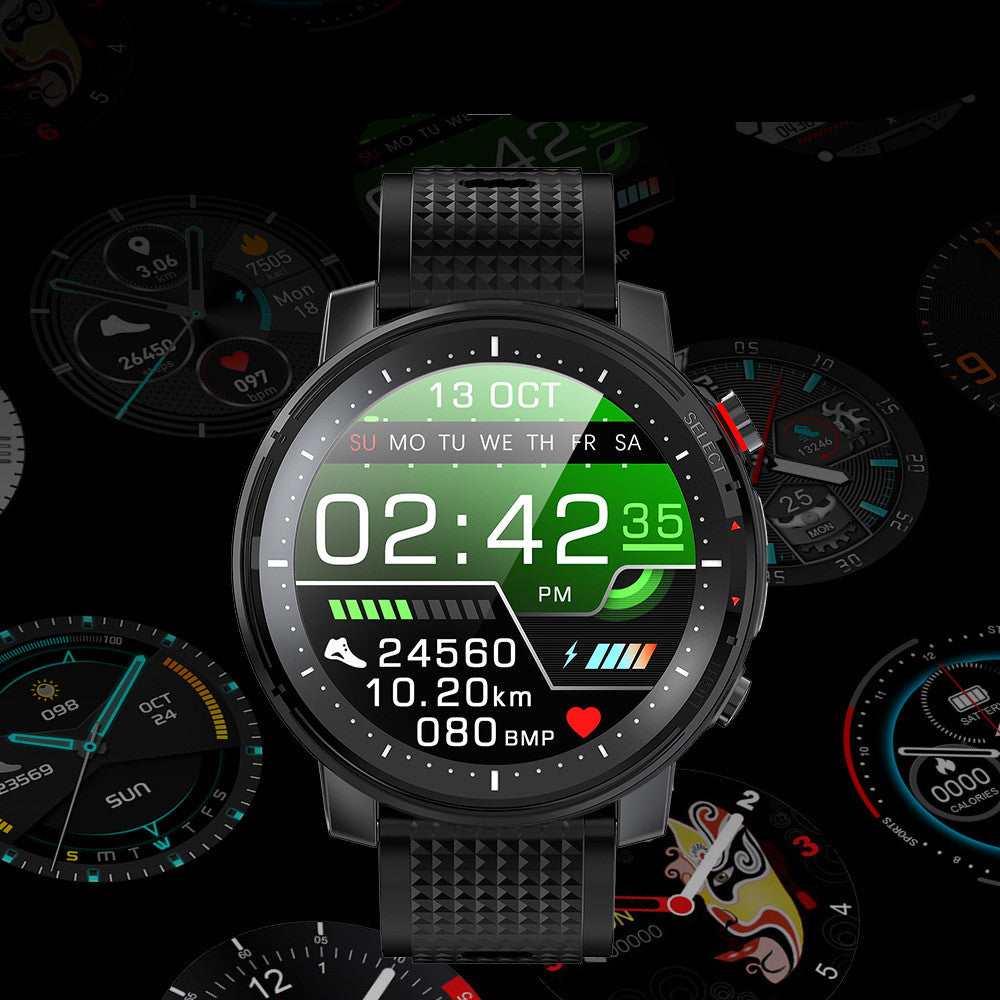 Smart Watch 360 Résolution LED lumière extérieure IP68 cadran personnalisé étanche