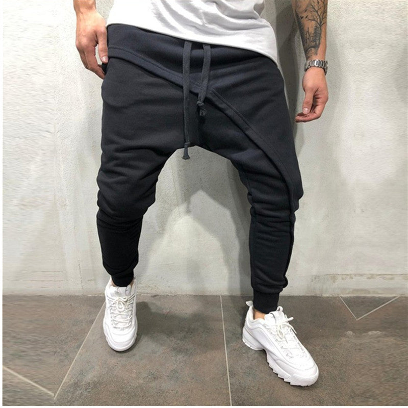 Jogging Hip Hop Slim Casual Sports Drawstring Pantalons Hommes