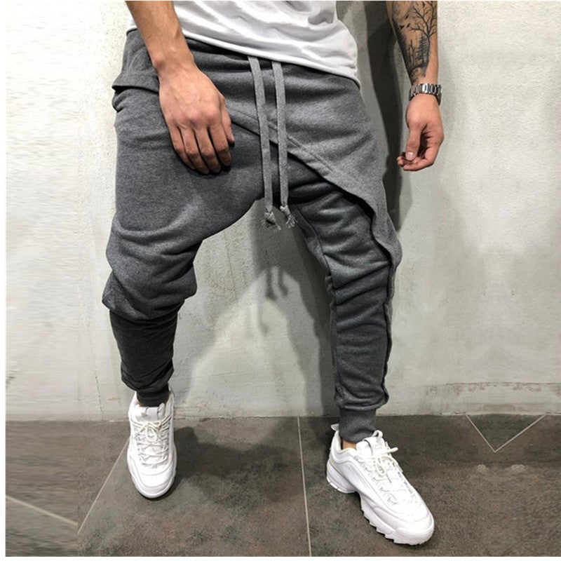 Jogging Hip Hop Slim Casual Sports Drawstring Pantalons Hommes
