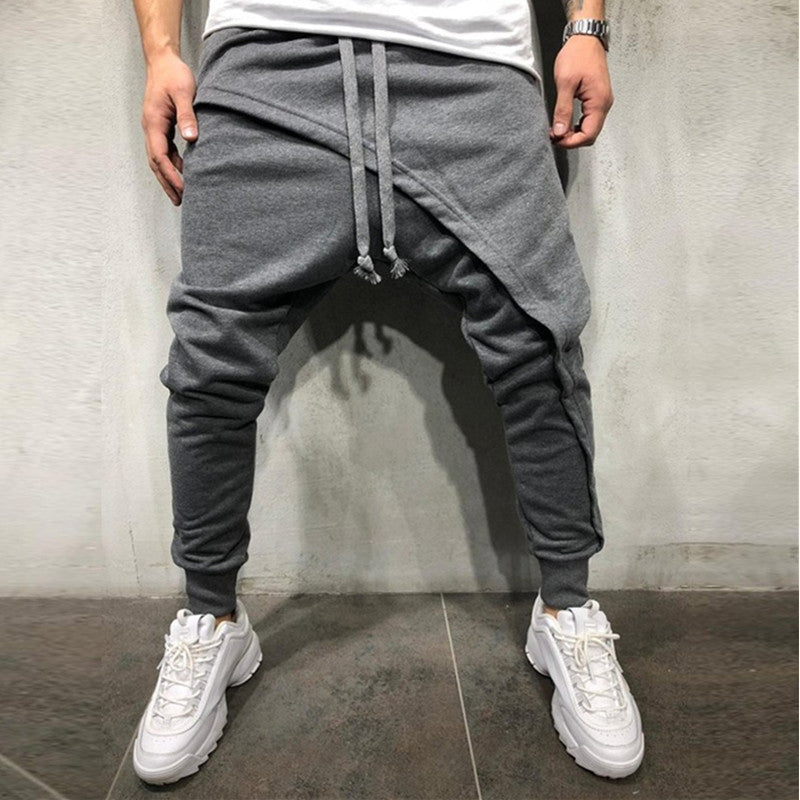 Jogging Hip Hop Slim Casual Sports Drawstring Pantalons Hommes