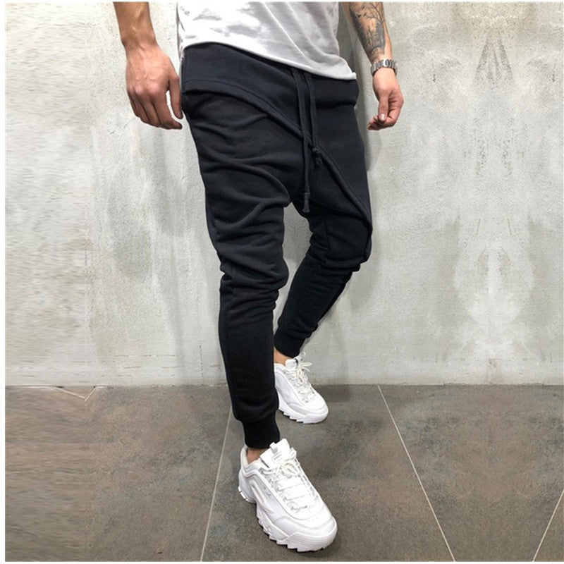 Jogging Hip Hop Slim Casual Sports Drawstring Pantalons Hommes