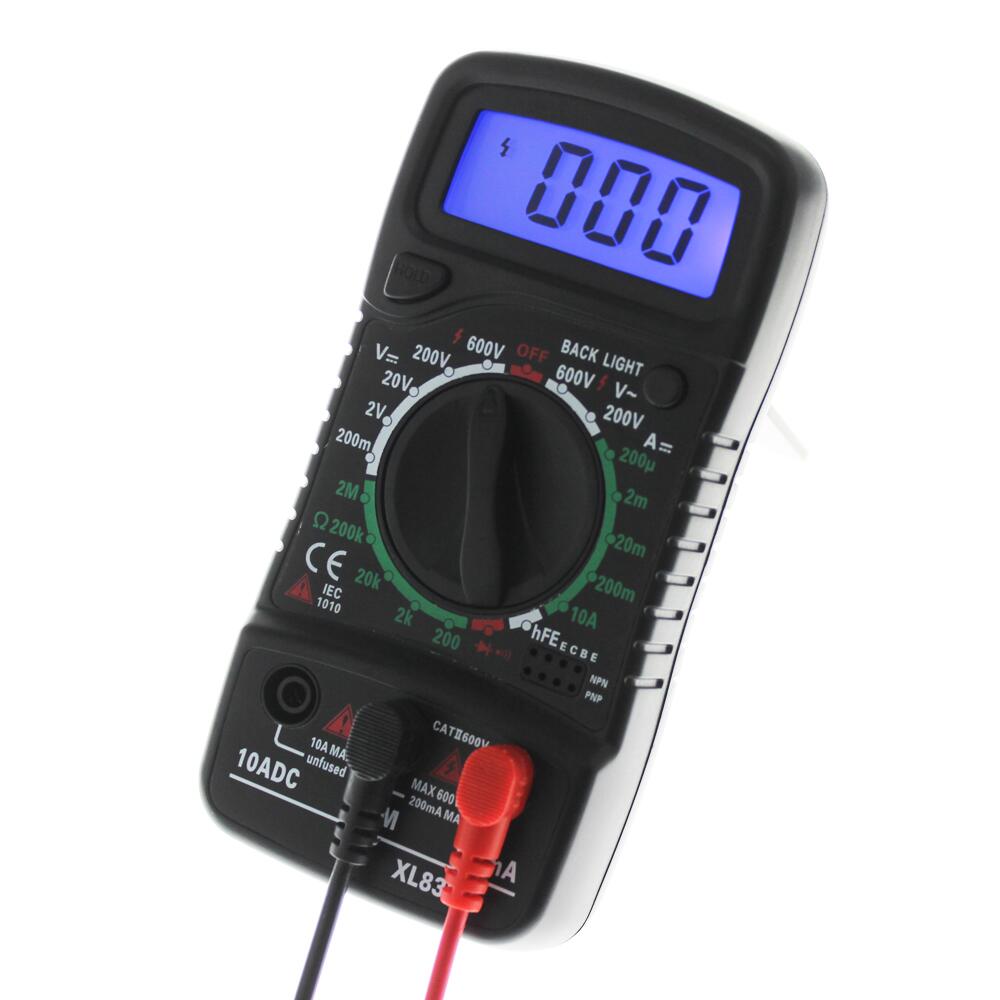 Commerce extérieur XL830L Multimètre Rouge XL830L Multimètre numérique portatif Multimètre universel