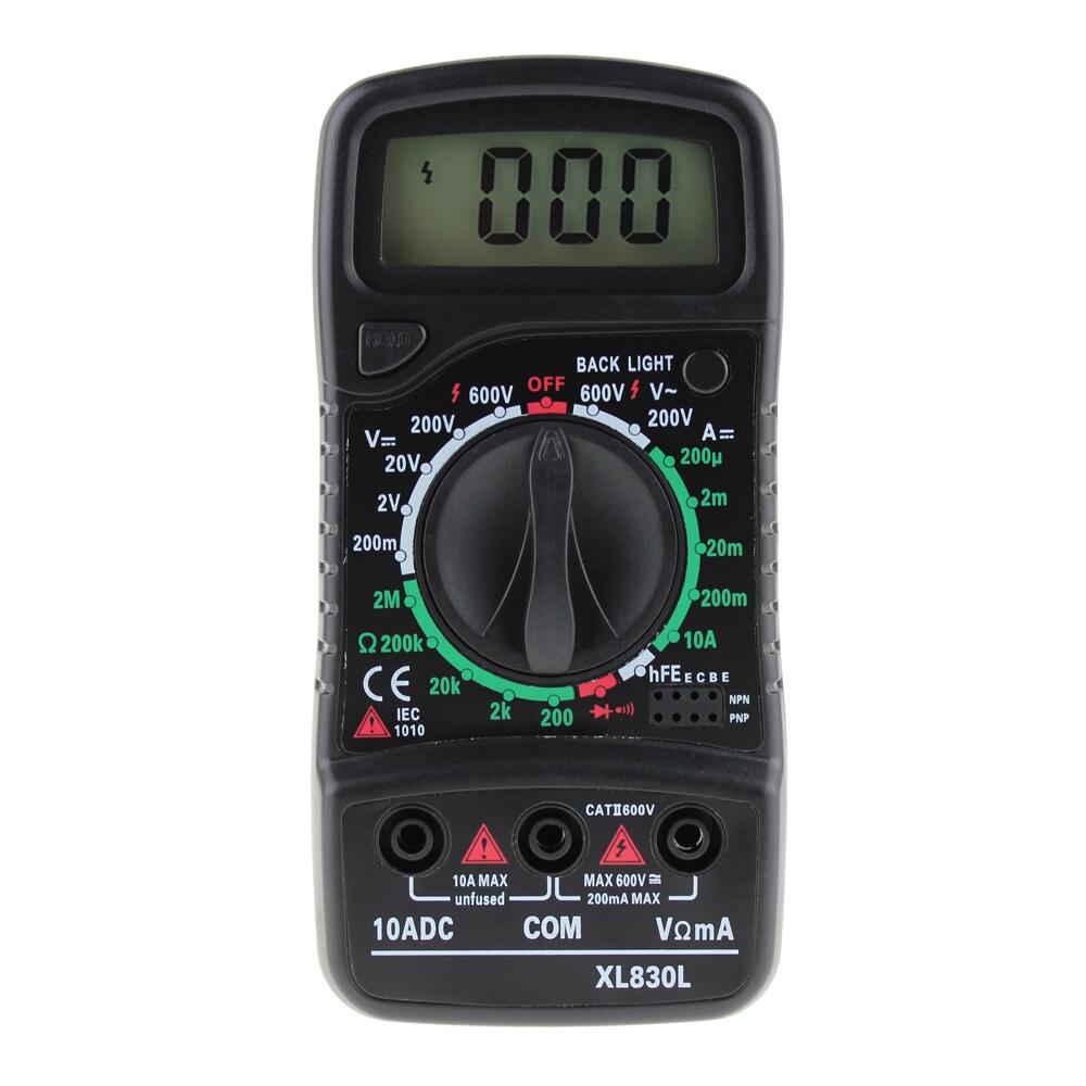 Commerce extérieur XL830L Multimètre Rouge XL830L Multimètre numérique portatif Multimètre universel