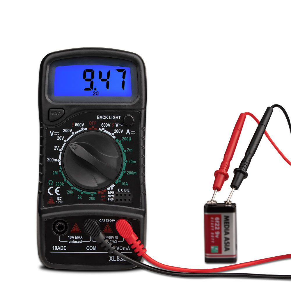 Commerce extérieur XL830L Multimètre Rouge XL830L Multimètre numérique portatif Multimètre universel