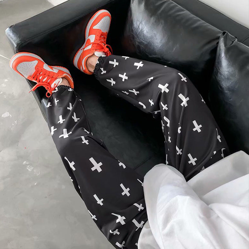 Pantalon Homme Printemps Chaussures Homme Pantalon casual Homme Style coréen tendance Nine-Poi