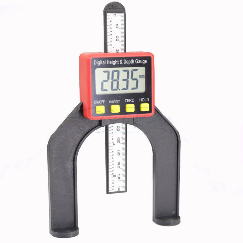 Mesure de profondeur numérique Mesure de profondeur de travail du bois