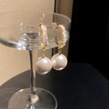Mode Coréen Oversized White Pearl Drop