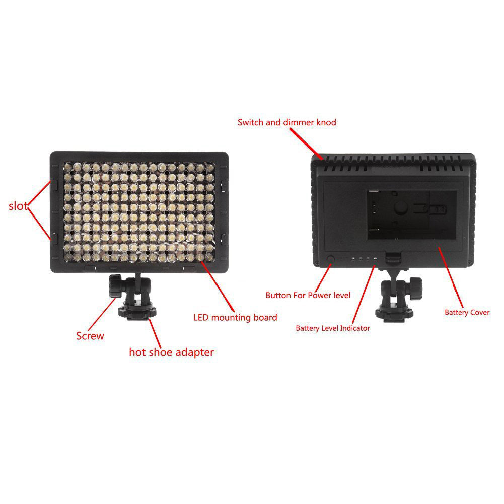 Spécial transfrontal pour la lumière de remplissage de photo à LED portable