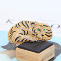 Fashion Big Leopard Full Strass Bracelet Bague Set