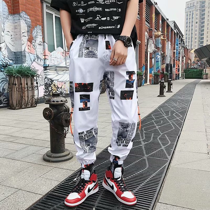 Pantalons taillés pour la campagne d'été Hip-Hop Instagram