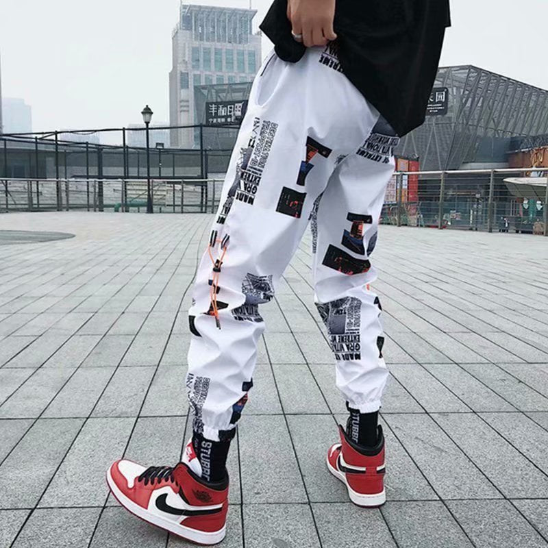Pantalons taillés pour la campagne d'été Hip-Hop Instagram