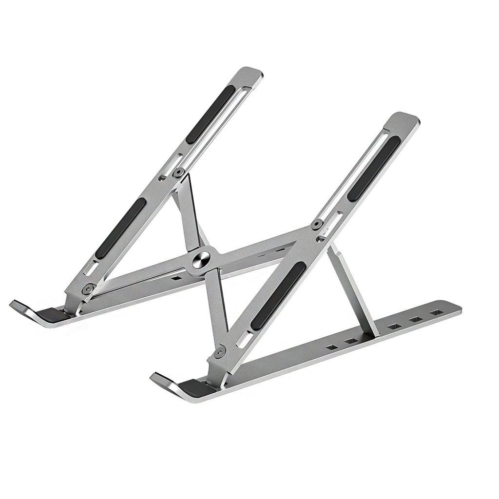 Ordinateur portable en alliage d'aluminium Bureau de rehaussement Support de chaleur Dissipation pliante Storag portable