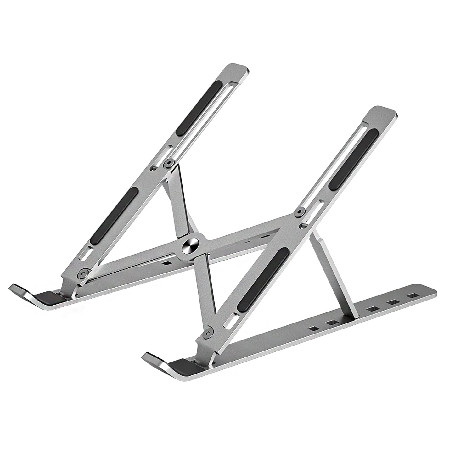 Ordinateur portable en alliage d'aluminium Bureau de rehaussement Support de chaleur Dissipation pliante Storag portable
