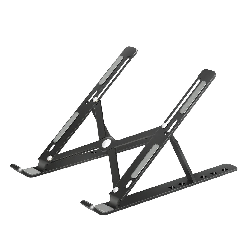 Ordinateur portable en alliage d'aluminium Bureau de rehaussement Support de chaleur Dissipation pliante Storag portable
