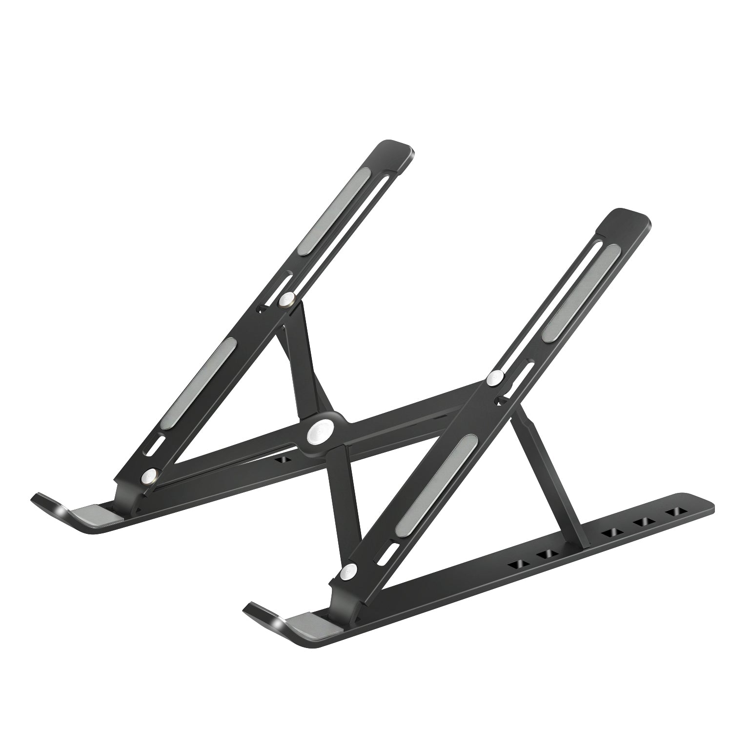 Ordinateur portable en alliage d'aluminium Bureau de rehaussement Support de chaleur Dissipation pliante Storag portable
