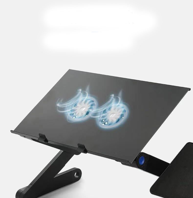 Bureau d'ordinateur pliable Notebook ordinateur stable avec ventilateur double