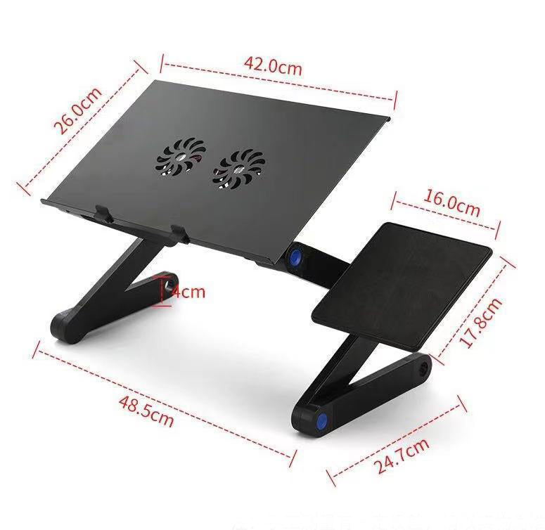 Bureau d'ordinateur pliable Notebook ordinateur stable avec ventilateur double