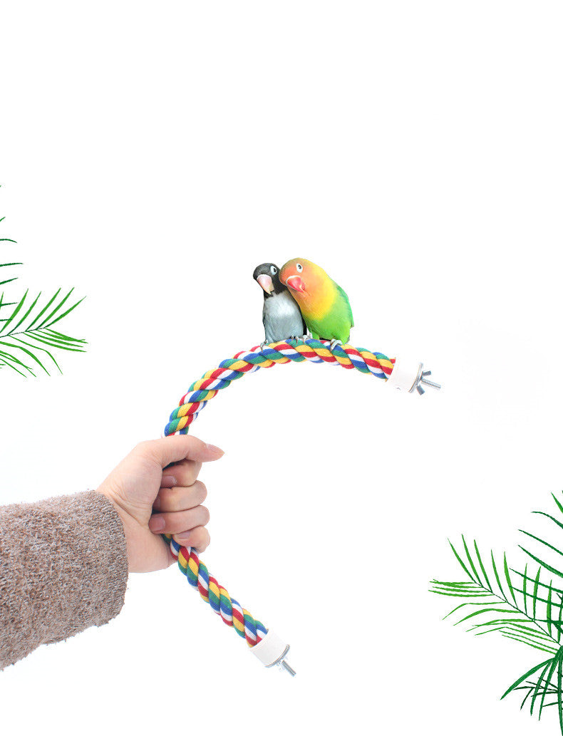 Perroquet Standing Pole Escalade Rope Standing Stick Ladder Birdcage Accessoires