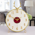 Modern Minimalist Salon Bureau Décoration Ornements Agate Créative Mute Horloge