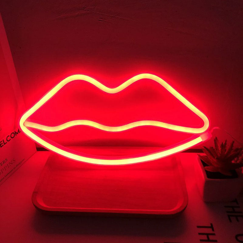 AliExpress LED néon lumières chambre décoration Moon néon lumières USB batterie double-Purpos