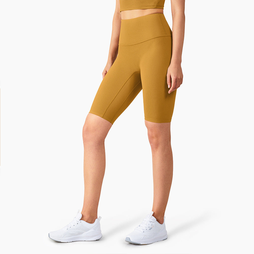 Short de fitness sportif Hip-Lift à cinq points