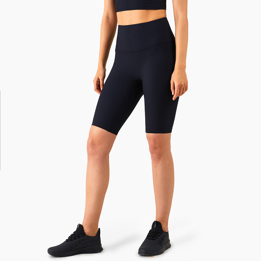 Short de fitness sportif Hip-Lift à cinq points