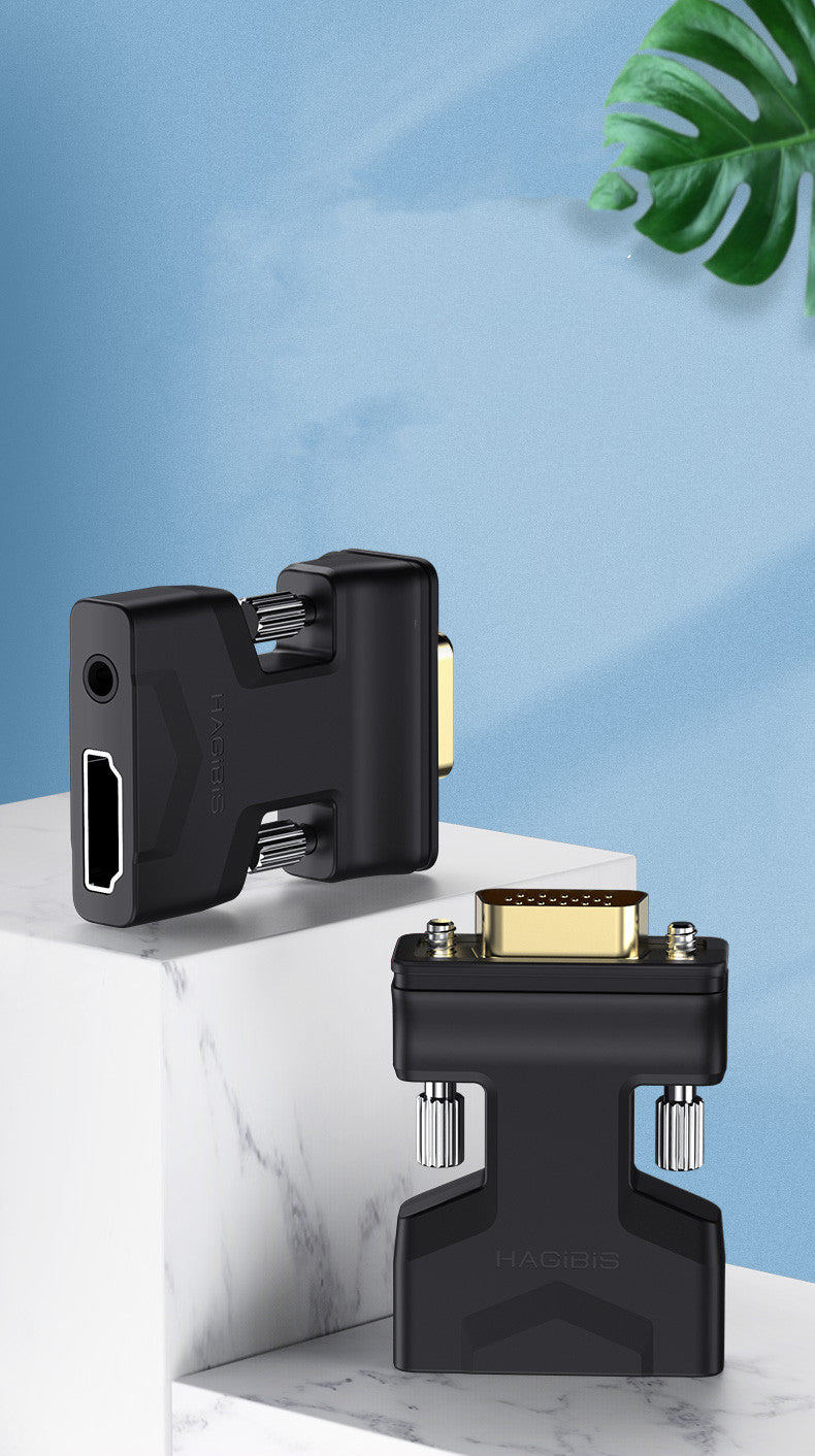 HDMI to VGA Convertisseur moniteur d'ordinateur à TV Hami femelle Port Vja Line haute définition Ada