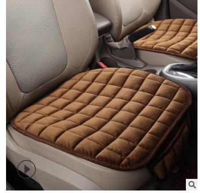 Siège de voiture Coussin de siège chaud d'hiver Non-dérapant Siège avant universel Respirant Coussin