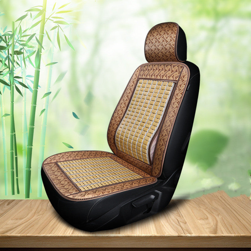 Siège d'auto Bamboo d'été Wuling Rongguang Couverture de siège double rangée
