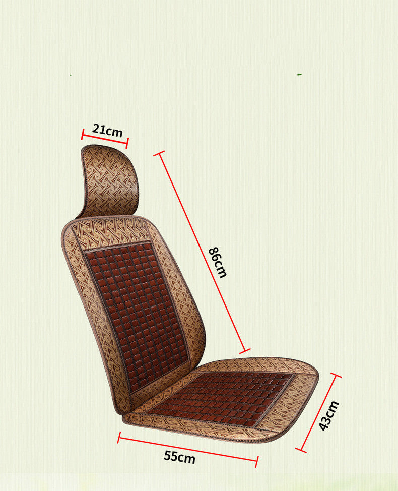 Siège d'auto Bamboo d'été Wuling Rongguang Couverture de siège double rangée