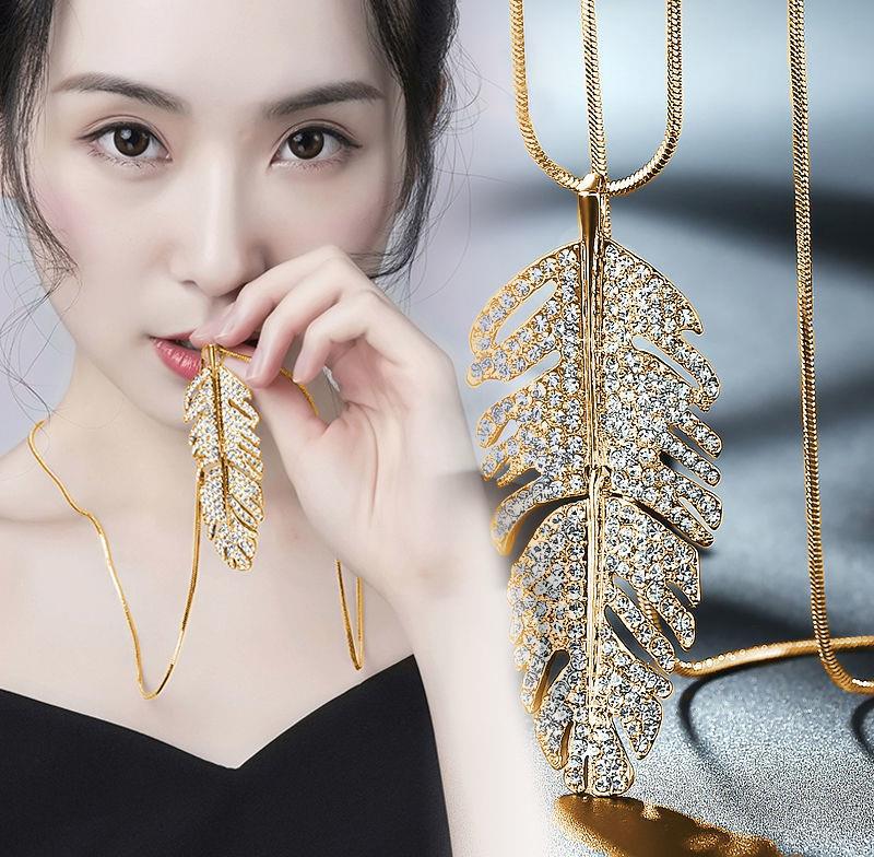 Colliers et pendentifs longs pour femmes Maxi Collier
