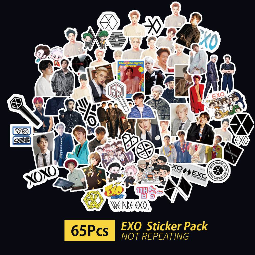 Stickers Étoile Exo Nct127 Stray Kids Twoce Got7 Stickers Étoile