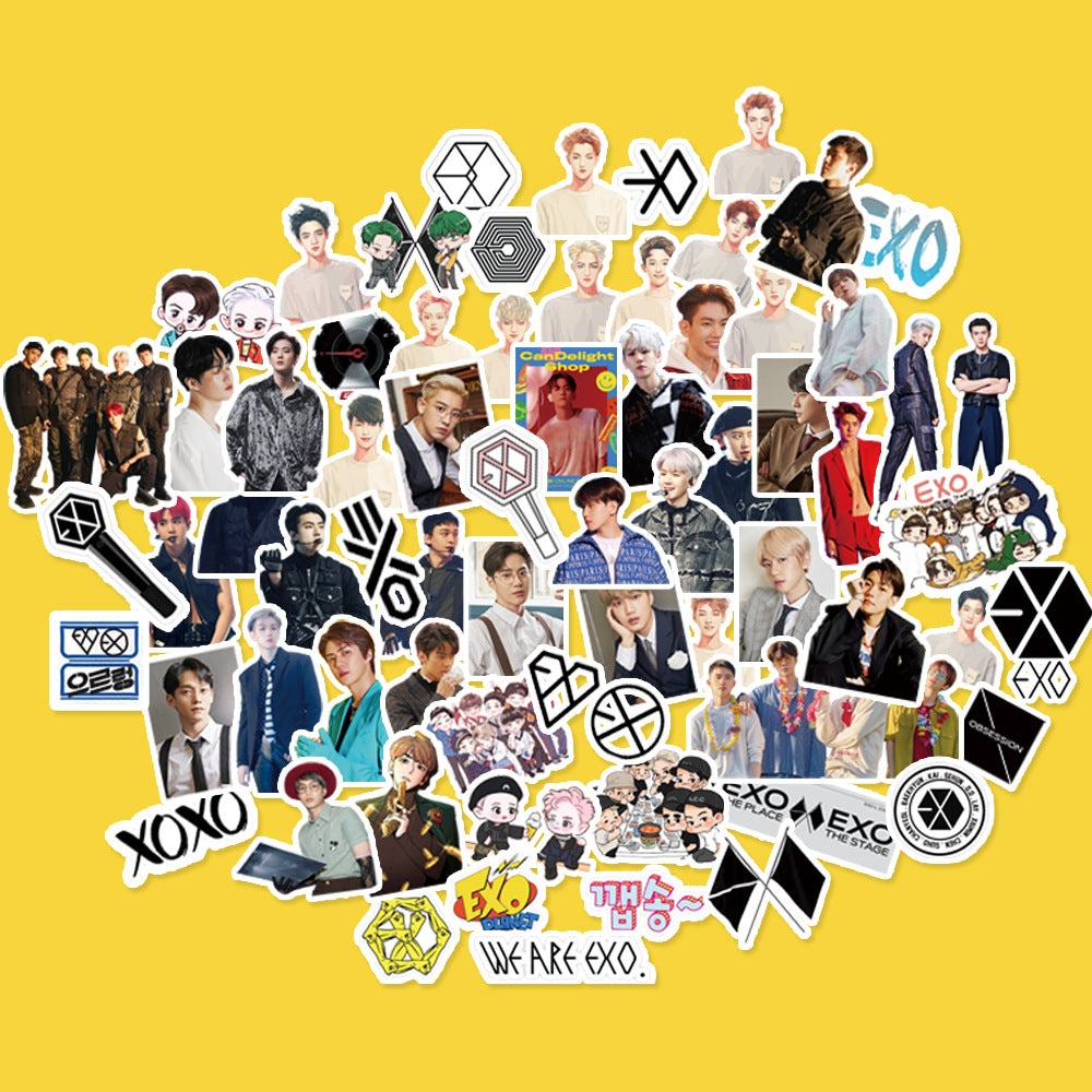 Stickers Étoile Exo Nct127 Stray Kids Twoce Got7 Stickers Étoile