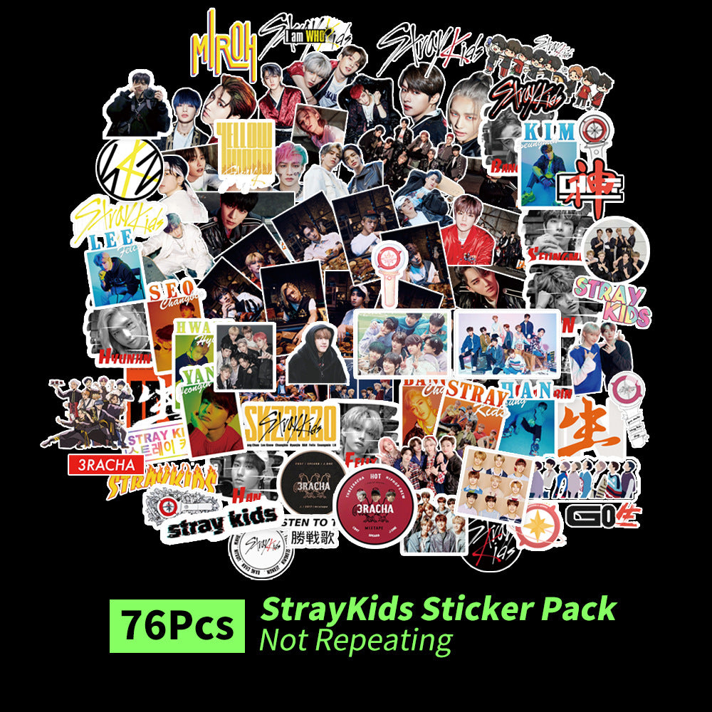Stickers Étoile Exo Nct127 Stray Kids Twoce Got7 Stickers Étoile