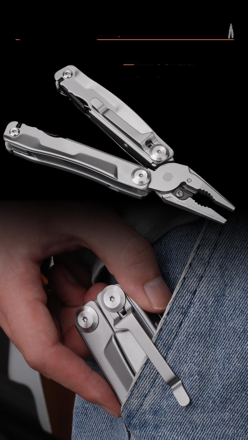 Tournevis Pinces pliantes Ciseaux Pinces Couteau Outil pliant