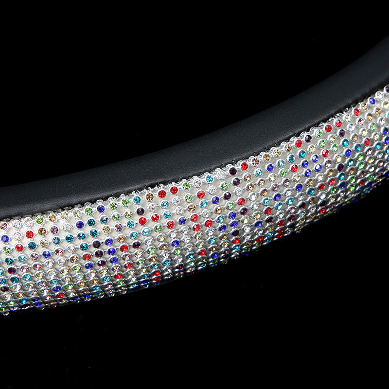 Femme voiture volante couverture de roue Été Rhinestone voiture