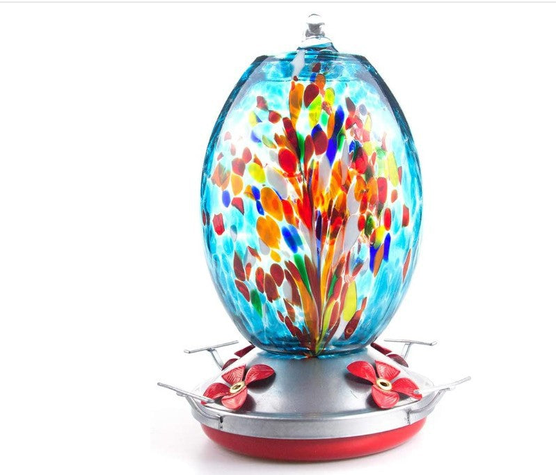 Usine Direct Cummingbird Water Feeder Bird Feeder Anti-Ant Crochet Feeder verre teinté