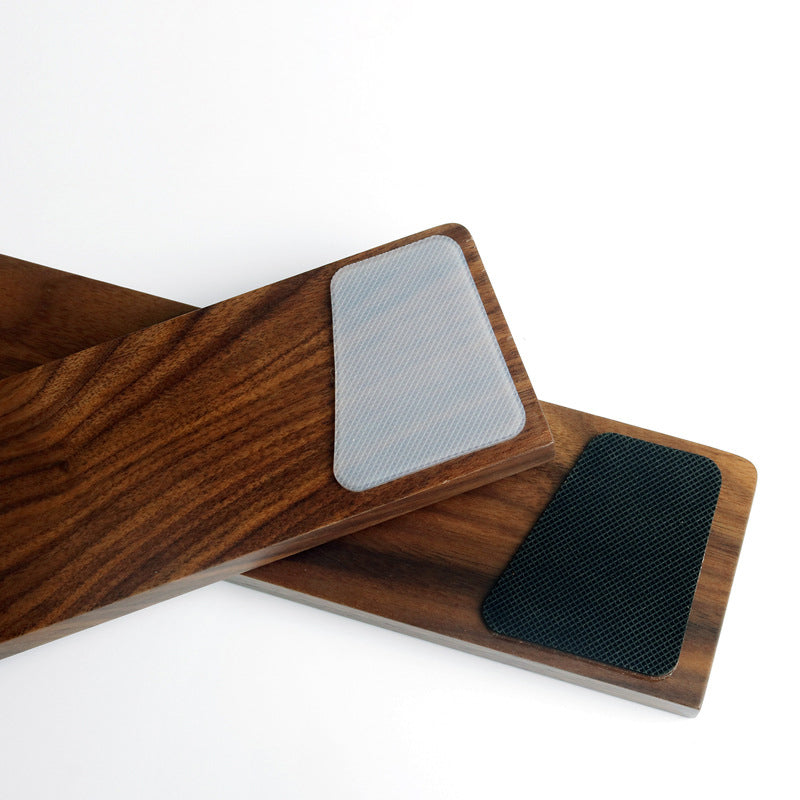 Walnut wood keychain