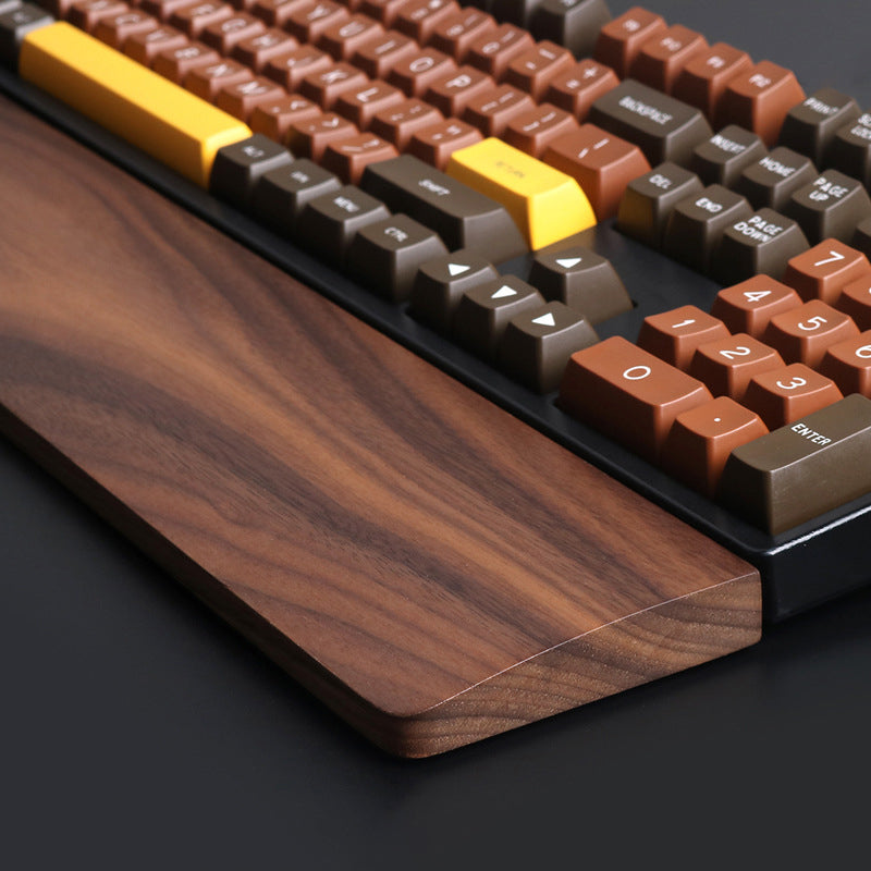 Walnut wood keychain