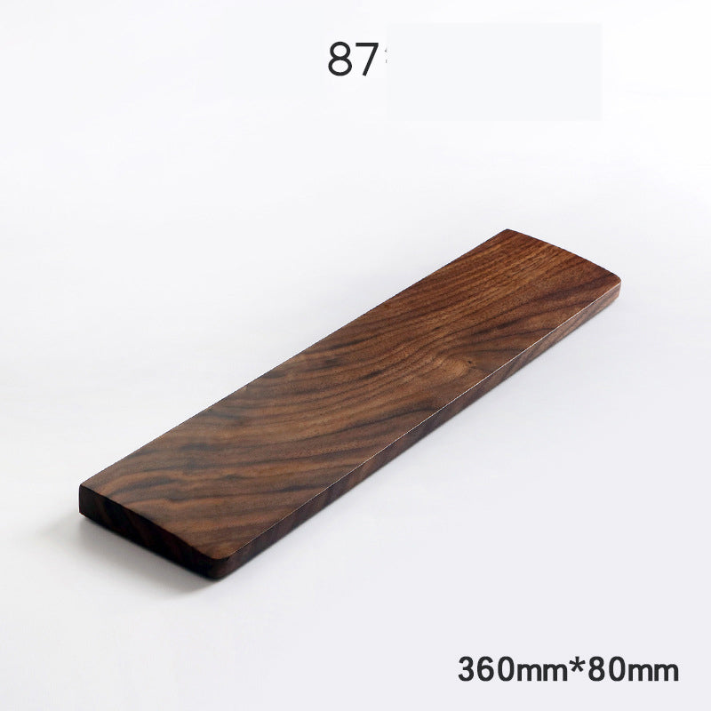 Walnut wood keychain