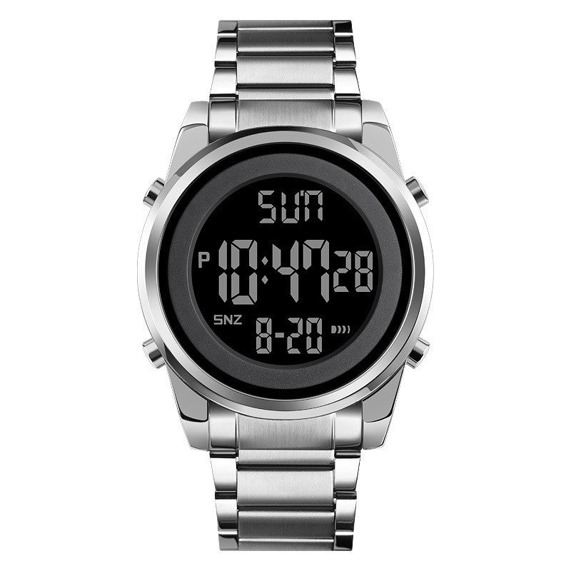 Skmei Time Beauty Southeast Asia Electronic Watch Bande en acier inoxydable pour hommes Business Fash