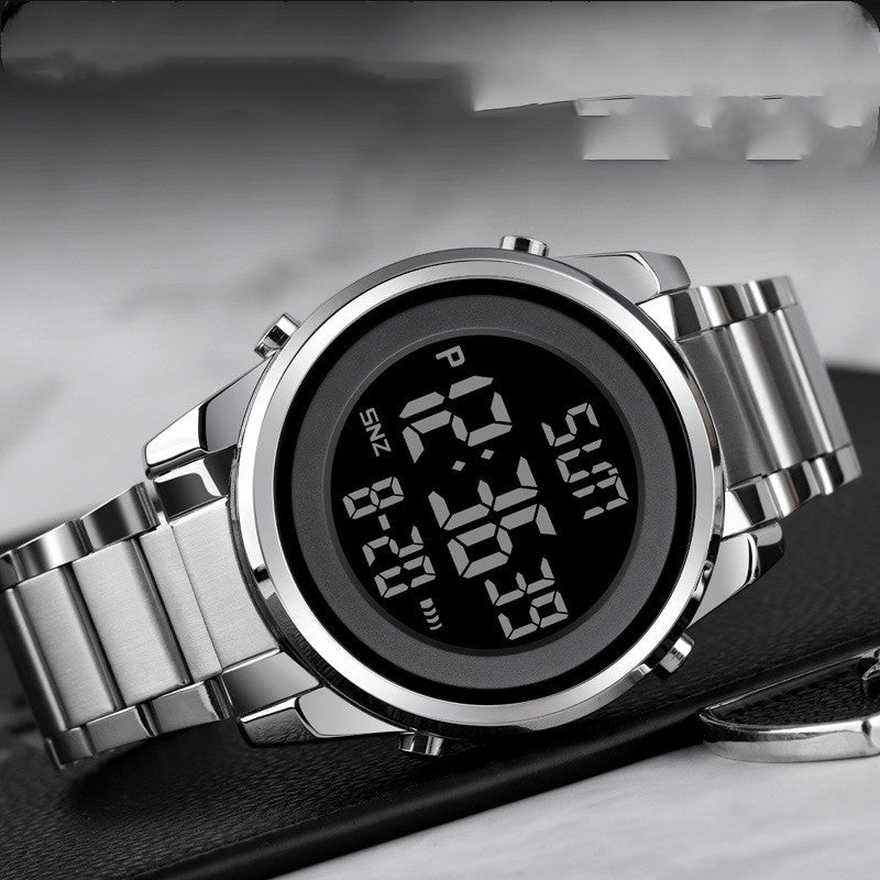 Skmei Time Beauty Southeast Asia Electronic Watch Bande en acier inoxydable pour hommes Business Fash