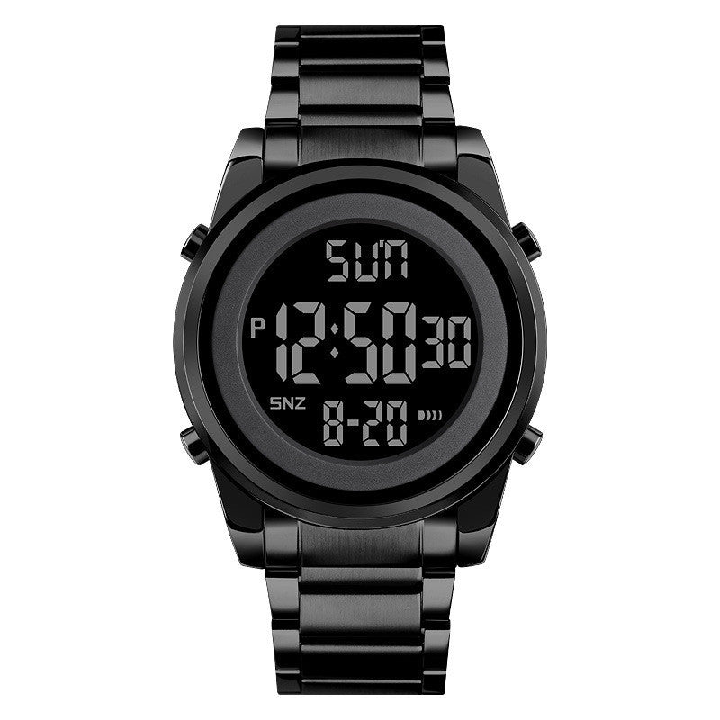 Skmei Time Beauty Southeast Asia Electronic Watch Bande en acier inoxydable pour hommes Business Fash