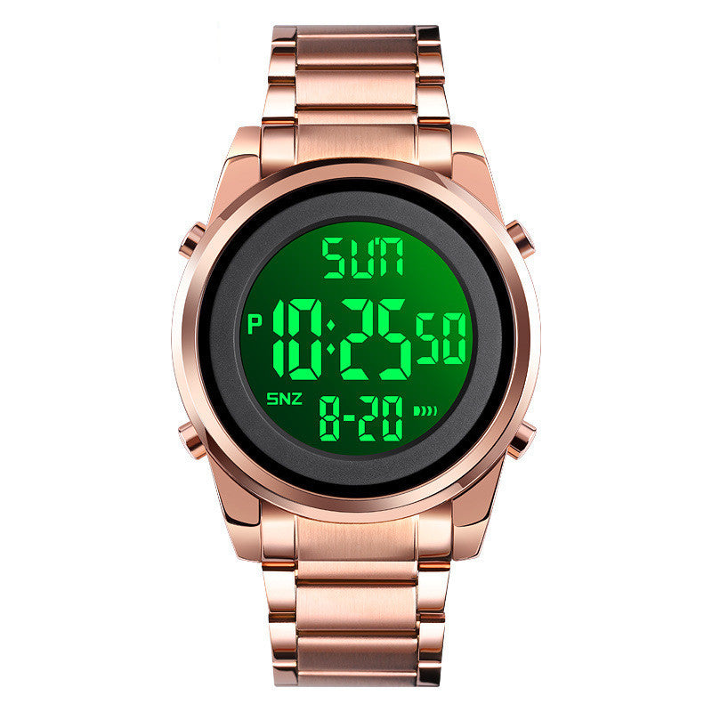 Skmei Time Beauty Southeast Asia Electronic Watch Bande en acier inoxydable pour hommes Business Fash