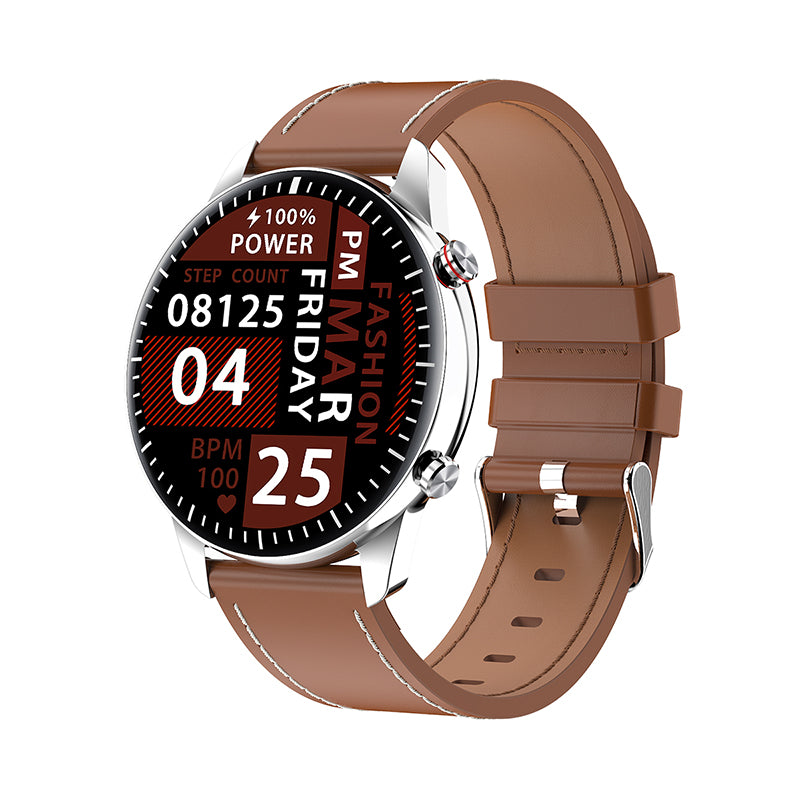 Huawei Téléphone portable Écran rond Fréquence cardiaque et pression artérielle Smart Watch
